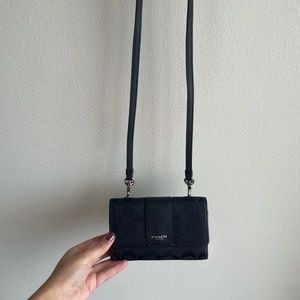 Coach wristlet with removable straps